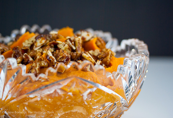 There is nothing better than these maple whipped sweet potatoes with candied pecans - perfect for Thanksgiving! 