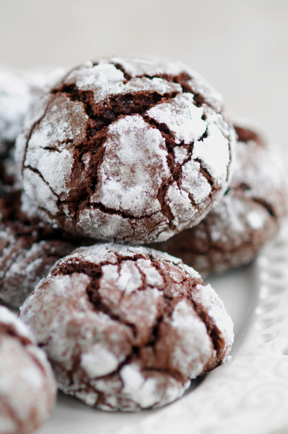 Chocolate Crinkle Cookies - Top Chocolate Monday Recipes of 2014 on The Heritage Cook