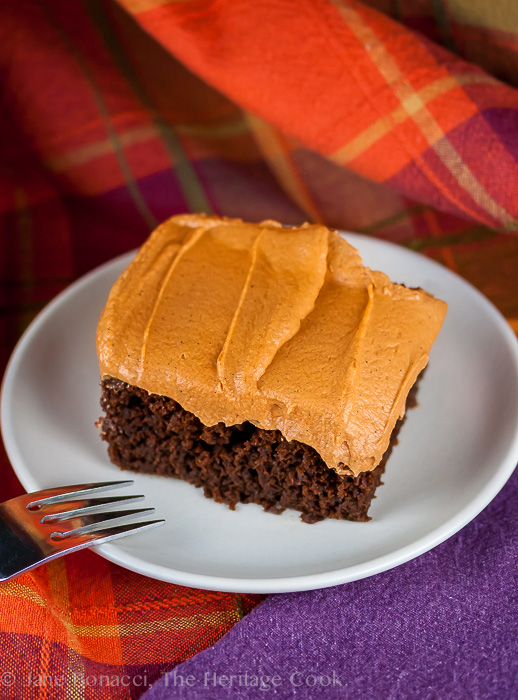 Chocolate Pumpkin Cake - Top Chocolate Monday Recipes of 2014 on The Heritage Cook