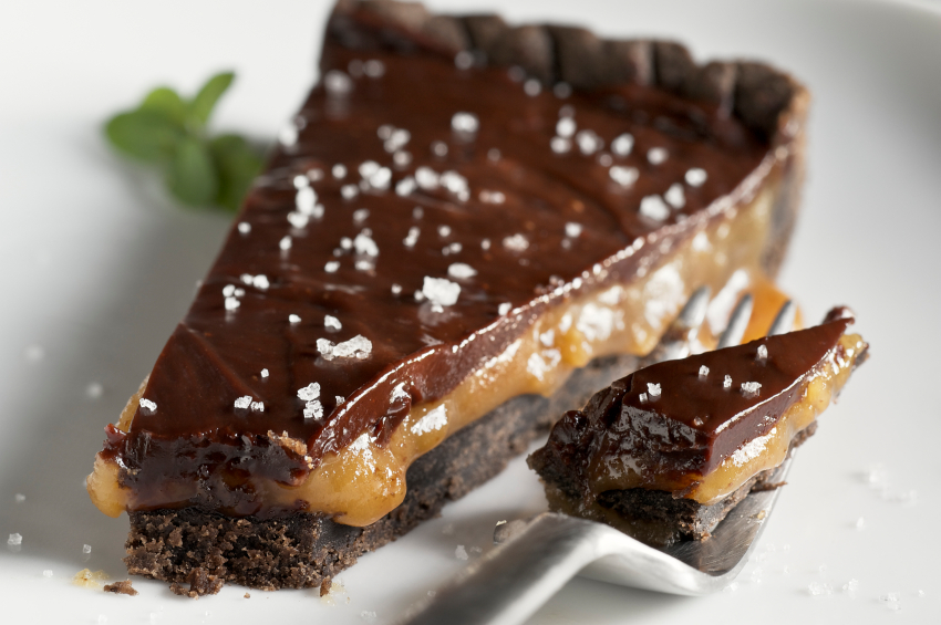 Chocolate Caramel Tart - Top Chocolate Monday Recipes of 2014 on The Heritage Cook