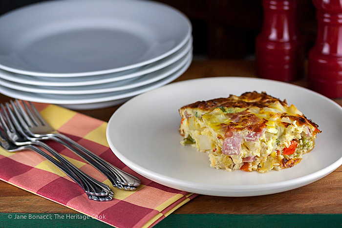 Casseroles are the best for parties, especially for showers and brunches. This Ham & Hash Brown casserole is perfect!! 