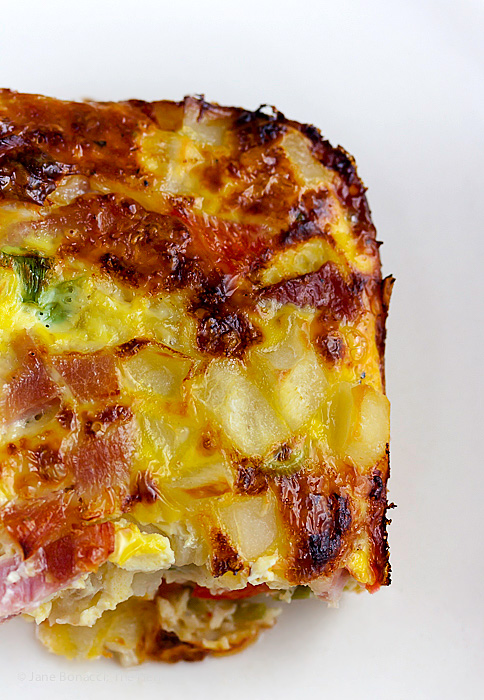 Pop this Ham and Hash Brown Casserole under the broiler to add color and crunch to the top! 