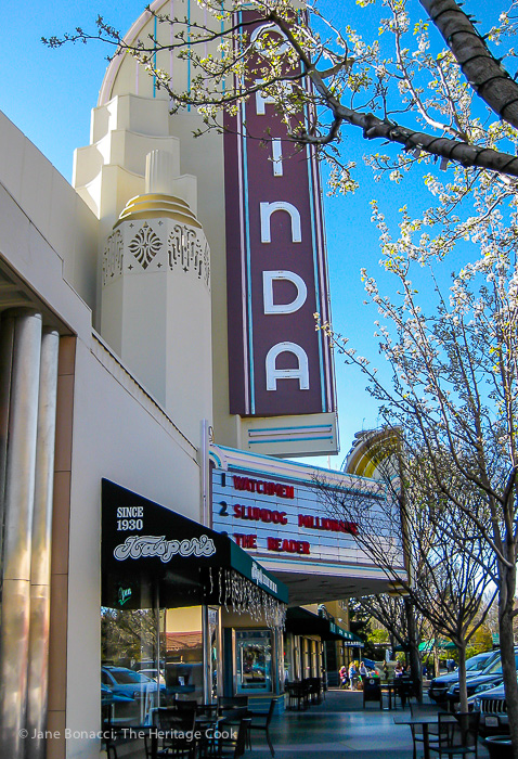 The Orinda Theater Marquee, designed in the style of the movie houses of the 1920s and 30s