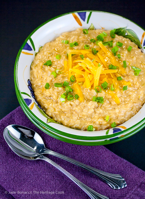Rich and cheesy risotto with creamy mac and cheese sauce! Gluten free winner! 