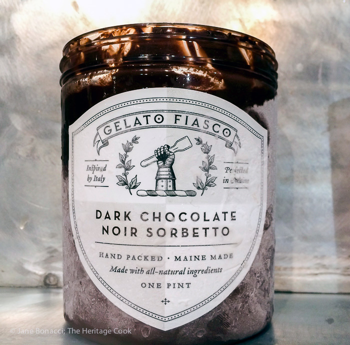 Gelato Fiasco's Dark Chocolate Noir Sorbetto; Fancy Foods Show 2015