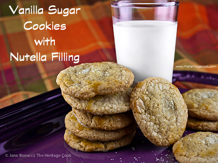 Delightful sugar cookies with a hidden surprise inside - Nutella Chips! 