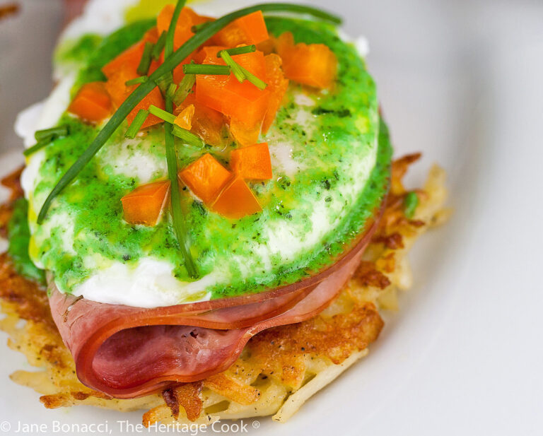 Irish Hash Browns Eggs Benedict (GlutenFree) • The Heritage Cook
