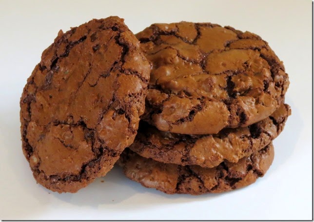 Chocolate Fudge Cookies - Gluten Free from Baking and Boys