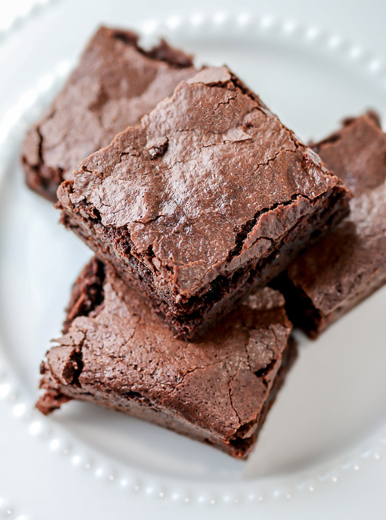 The Best Chewy Brownies in the World (Gluten-Free); 2015 Jane Bonacci, The Heritage Cook