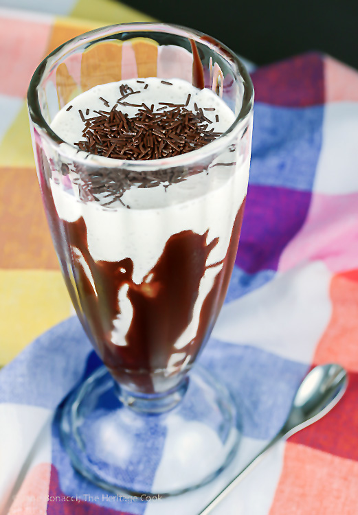 Chocolate Swirl Milkshakes; 2015, Jane Bonacci, The Heritage Cook