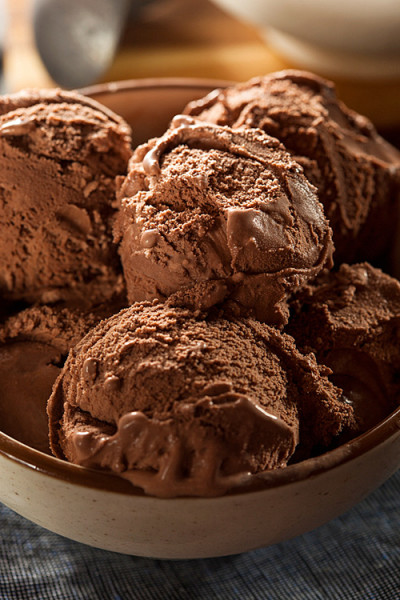 Dark Chocolate Zinfandel Ice Cream; 2014 Jane Bonacci, The Heritage Cook