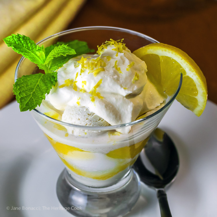 The World's Easiest Lemon Curd Parfaits (Gluten-Free); 2016 Jane Bonacci, The Heritage Cook