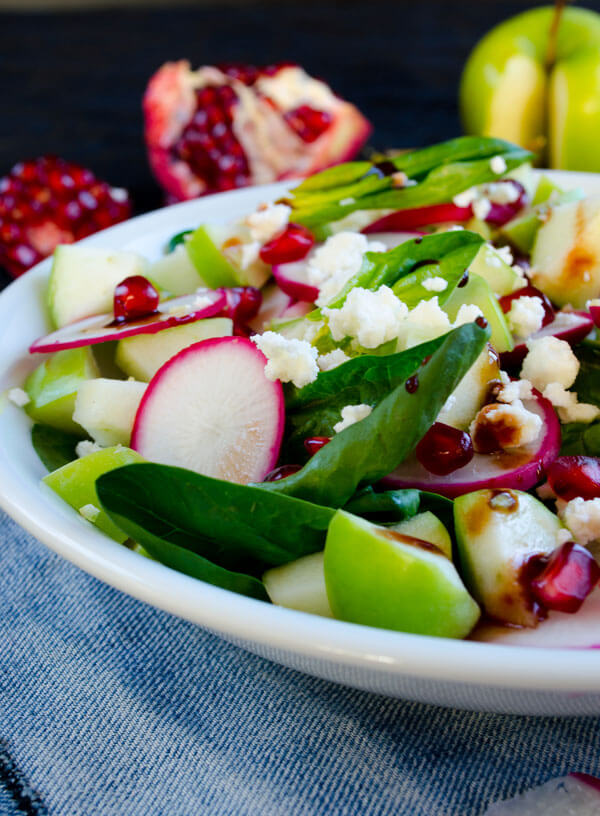 Tangy Spinach and Apple Salad; Zerrin, Give Recipe