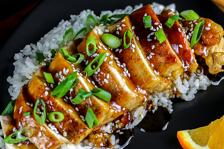 Morimoto's Chicken Teriyaki © 2021 Jane Bonacci, The Heritage Cook