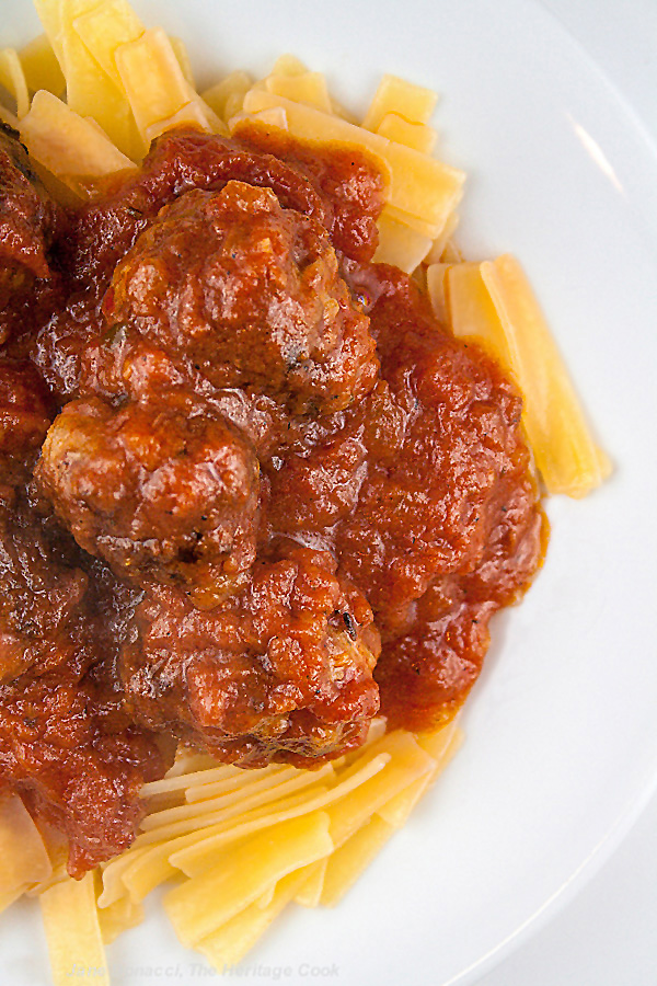 Gluten Free Italian Sausage Meatballs With Homemade Marinara Sauce The Heritage Cook