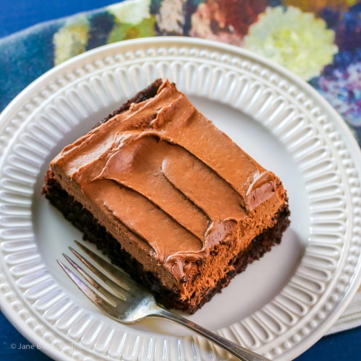 Chocolate Sheet Cake with Chocolate Caramel Frosting (GlutenFree