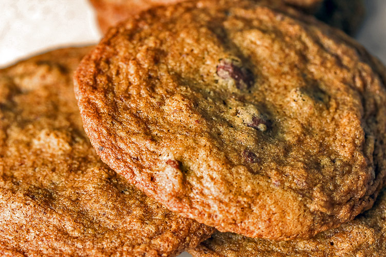 Mocha Chocolate Chip Cookies (Gluten-Free) © 2017 Jane Bonacci, The Heritage Cook