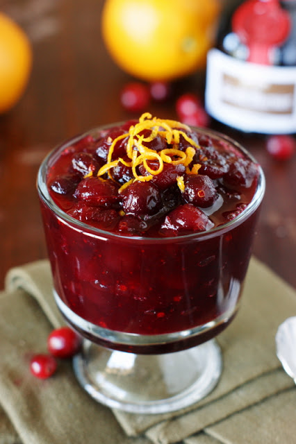 Grand Marnier Cranberry Sauce; Over 40 of the Best Thanksgiving Side Dishes; Jane Bonacci, The Heritage Cook