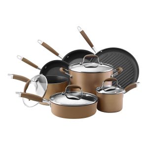 Anolon Cookware Set; 2017 Holiday Gift List for Cook from The Heritage Cook; Jane Bonacci, The Heritage Cook 