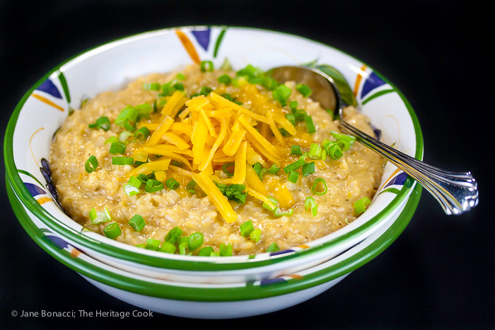 Gluten Free Creamy Rice and Cheese © 2018 Jane Bonacci, The Heritage Cook