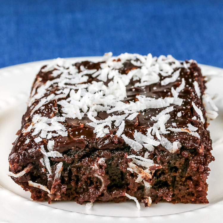 Root Beer Chocolate Cake with Root Beer Glaze © 2018 Jane Bonacci, The Heritage Cook 