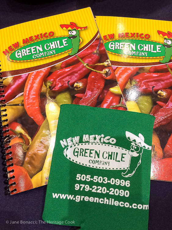 New Mexico Green Chile Company; Walking the San Francisco Winter Fancy Food Show 2018 © 2018 Jane Bonacci, The Heritage Cook