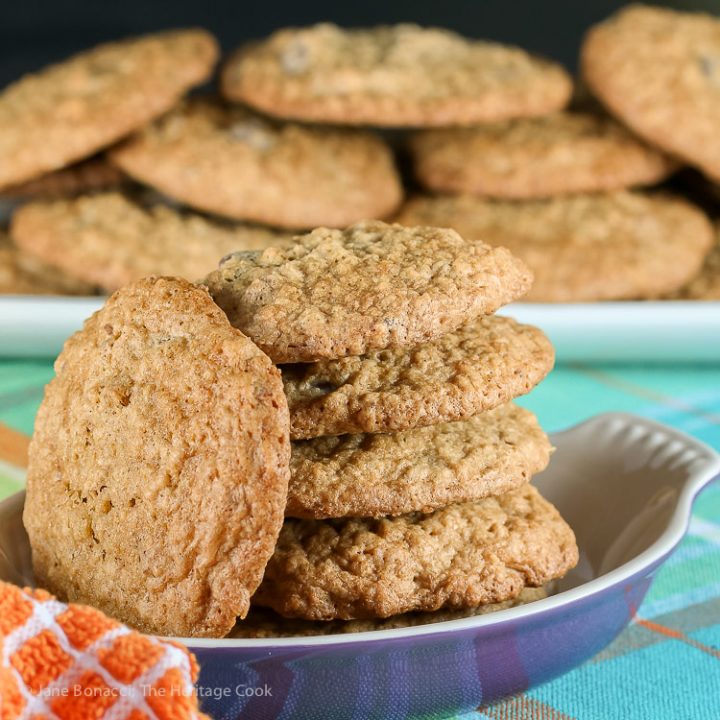 Oatmeal Chocolate Chip Pecan Cookies (Gluten Free) • The Heritage Cook