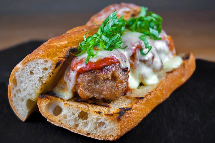 Grilled Meatball Hoagies; The 16 Best BBQ Recipes; compiled by Jane Bonacci, The Heritage Cook 2018