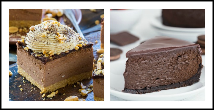 Peanut Butter Cheesecake & Triple Chocolate Cheesecake; 8 Succulent Chocolate Cheesecakes; compiled by Jane Bonacci, The Heritage Cook 2018