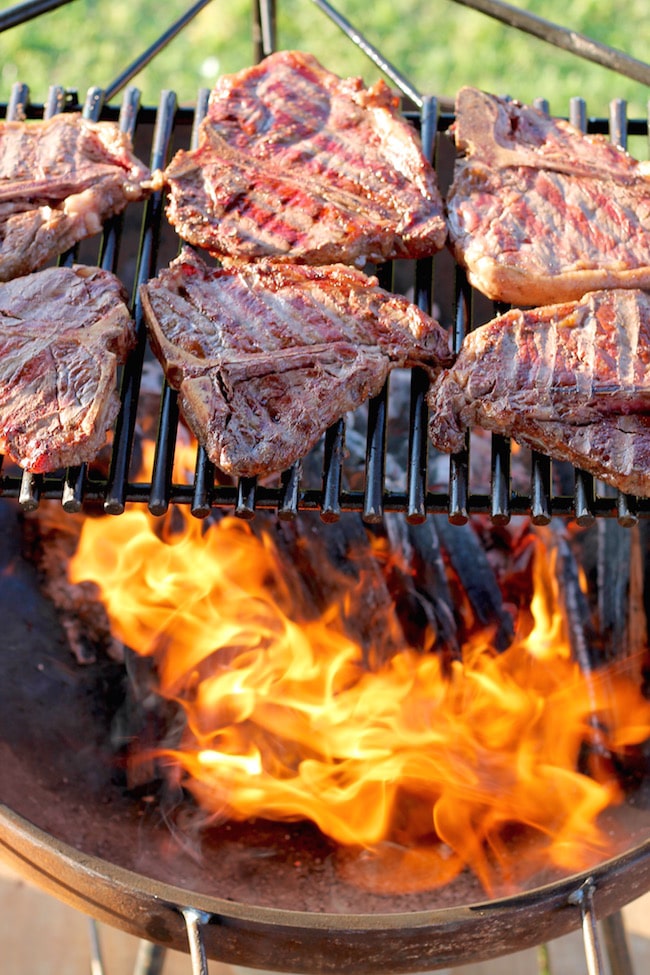 Wood Fired Grilled Steaks; The 16 Best BBQ Recipes; compiled by Jane Bonacci, The Heritage Cook 2018