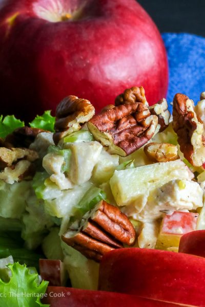Rave Apple Chicken Salad © 2018 Jane Bonacci, The Heritage Cook