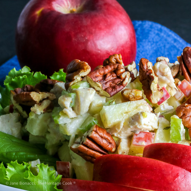 Rave Apple Chicken Salad © 2018 Jane Bonacci, The Heritage Cook