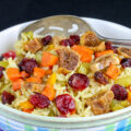 Fig and Cranberry Rice Pilaf (Gluten Free) © 2022 Jane Bonacci, The Heritage Cook