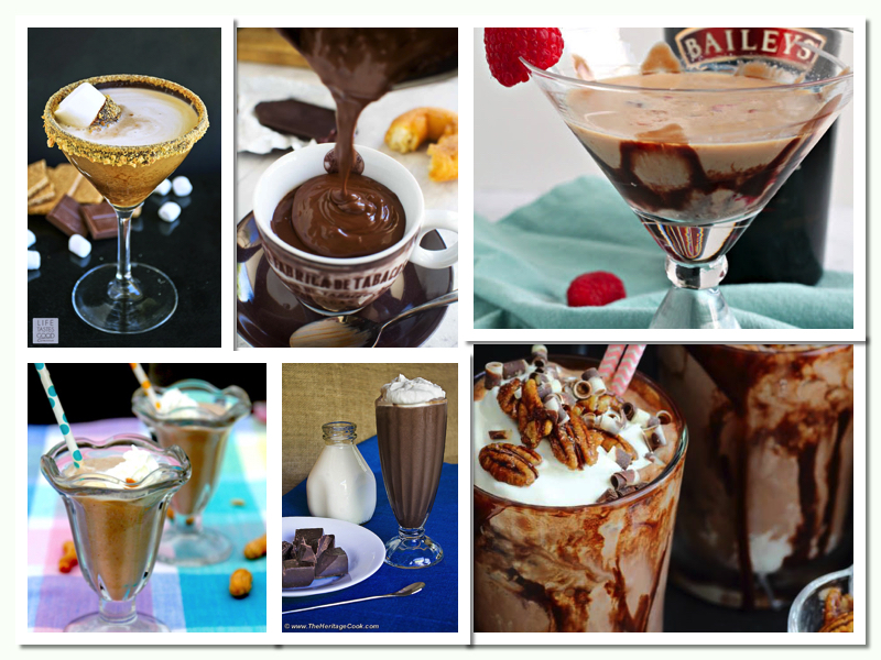Collection of 6 Incredible Chocolate Beverages compiled by Jane Bonacci, The Heritage Cook