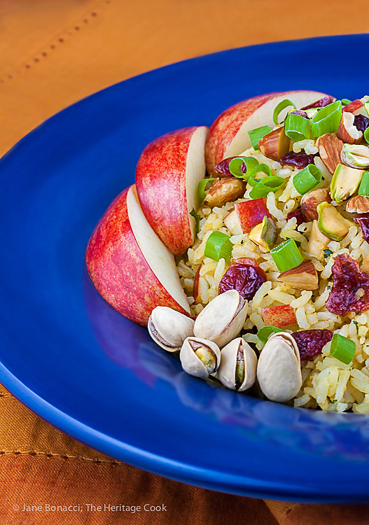 Basmati Rice Pilaf with Apples, Cranberries, and Pistachios; 10 Tips to Help You Live Gluten Free
