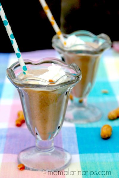 Banana Peanut Butter Chocolate Milk; Collection of 6 Incredible Chocolate Beverages compiled by Jane Bonacci, The Heritage Cook