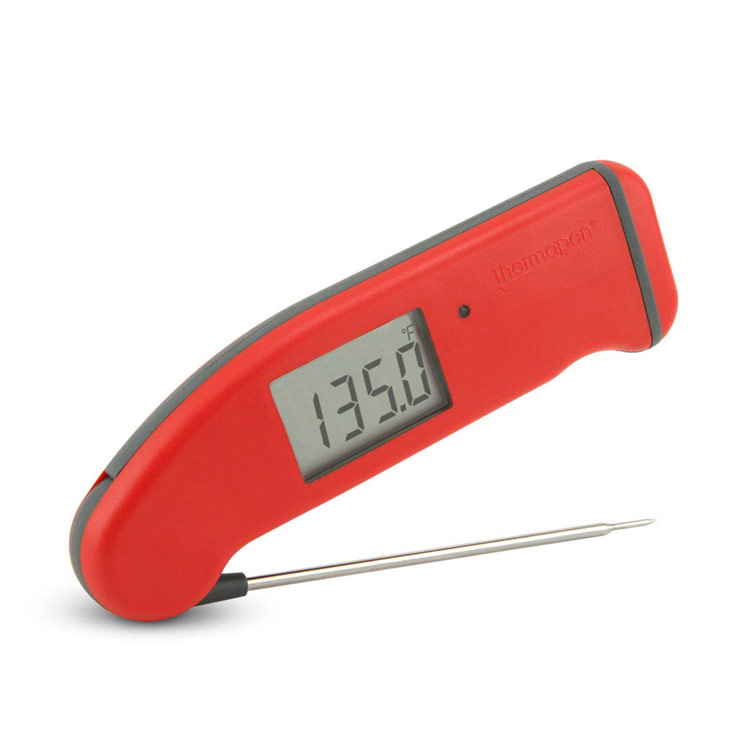 Red Thermapen instant read thermometer; A dozen gift ideas for the cooks, bakers, and food lovers in your life 2018 compiled by Jane Bonacci, The Heritage Cook