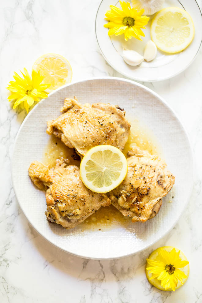 Lemon Garlic Butter Chicken; 15 Great Chicken Recipes collection, compiled by Jane Bonacci, The Heritage Cook