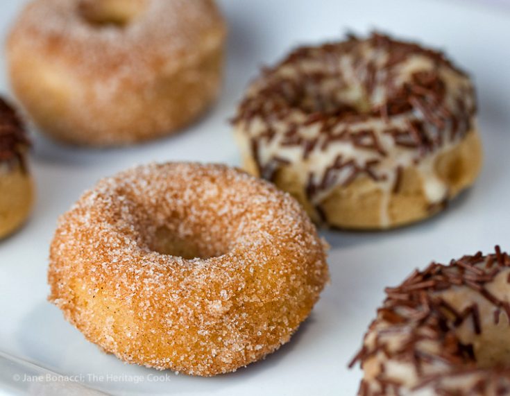Vanilla Donuts with White Chocolate Glaze (Gluten Free) • The Heritage