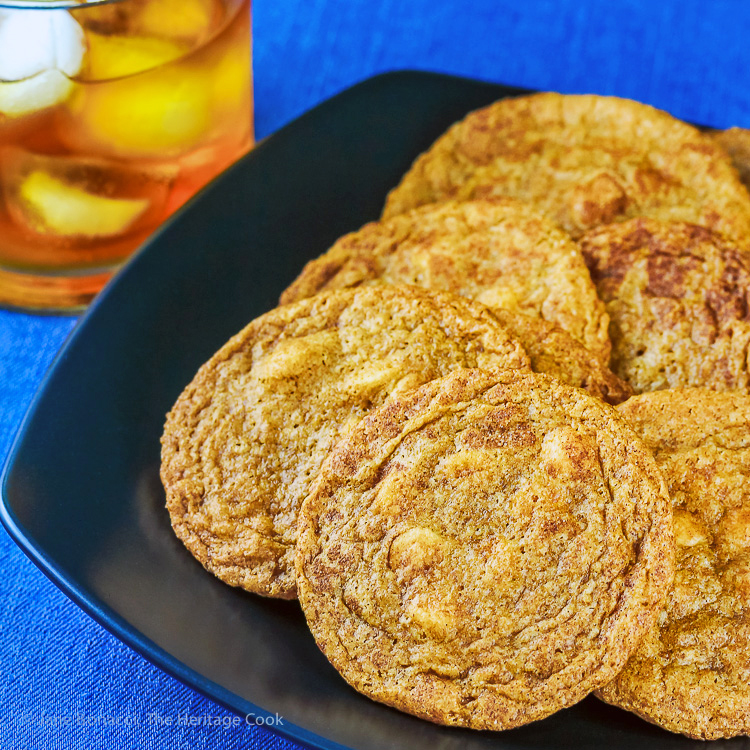 White Chocolate Snickerdoodles © 2019 Jane Bonacci, The Heritage Cook