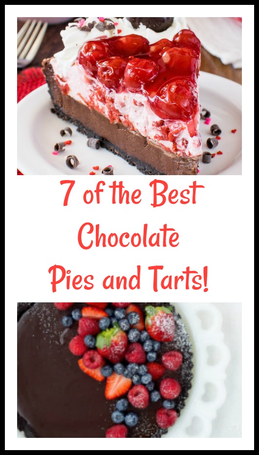Collection of 7 of the Best Chocolate Pies and Tarts; compiled by Jane Bonacci, The Heritage Cook