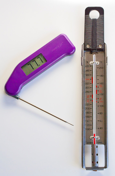 two types of candy thermometers