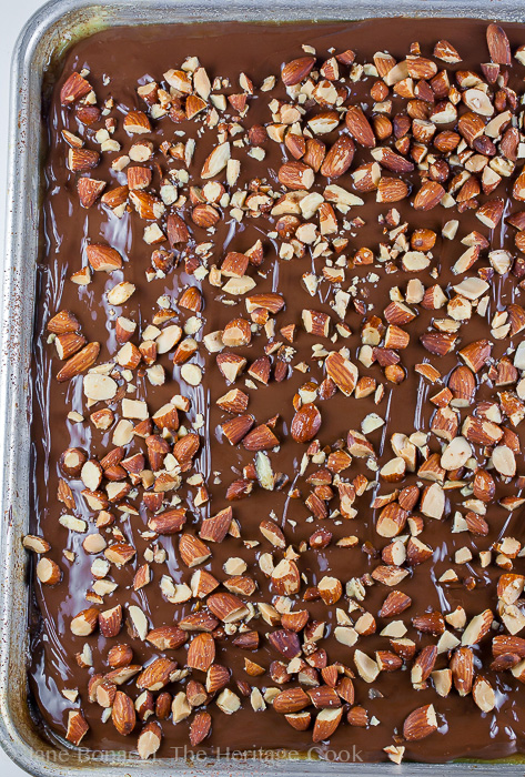 whole pan of English Toffee