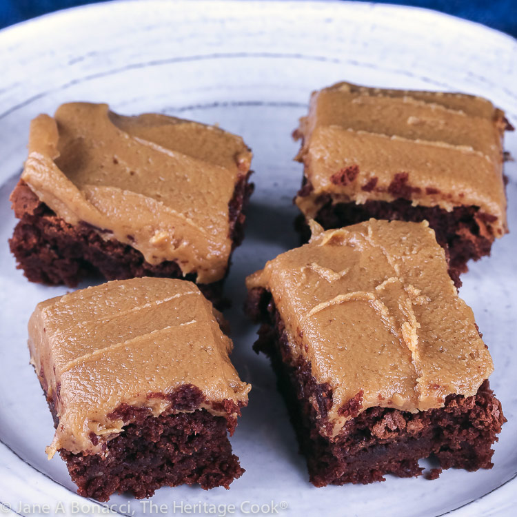 Easy Brownies with Peanut Butter Frosting (Gluten Free) • The Heritage