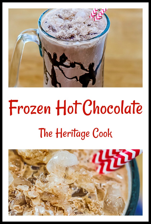 Frozen Hot Chocolate ©2019 Jane Bonacci, The Heritage Cook