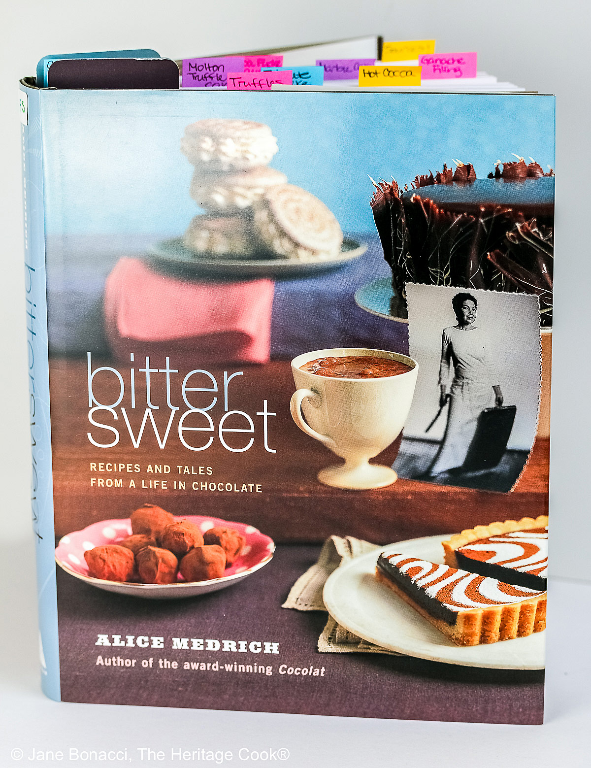 A copy of the "Bittersweet" cookbook by Alice Medrich. 