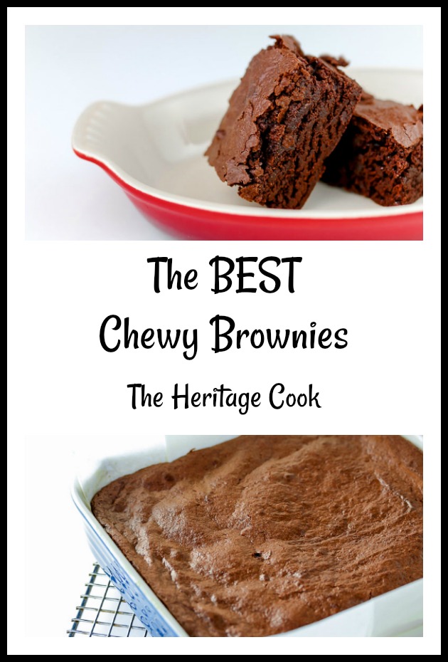 The Best Chewy Brownies in the World (Gluten-Free); © 2019 Jane Bonacci, The Heritage Cook