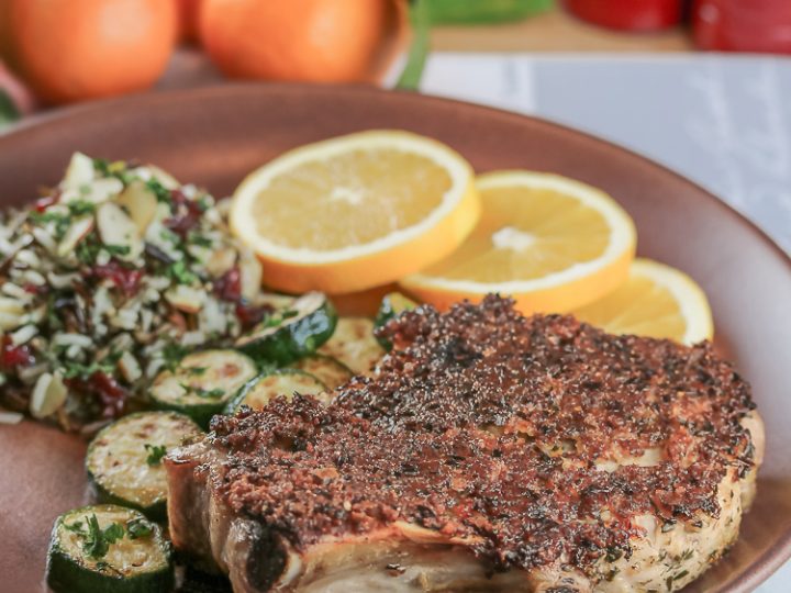 Herb Brined And Crusted Thick Cut Pork Chops Gluten Free The Heritage Cook,Thai Food Recipes