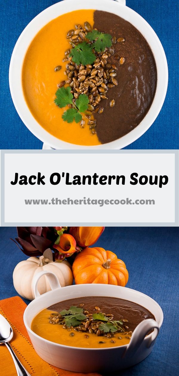Jack O'Lantern Soup © 2019 Jane Bonacci, The Heritage Cook