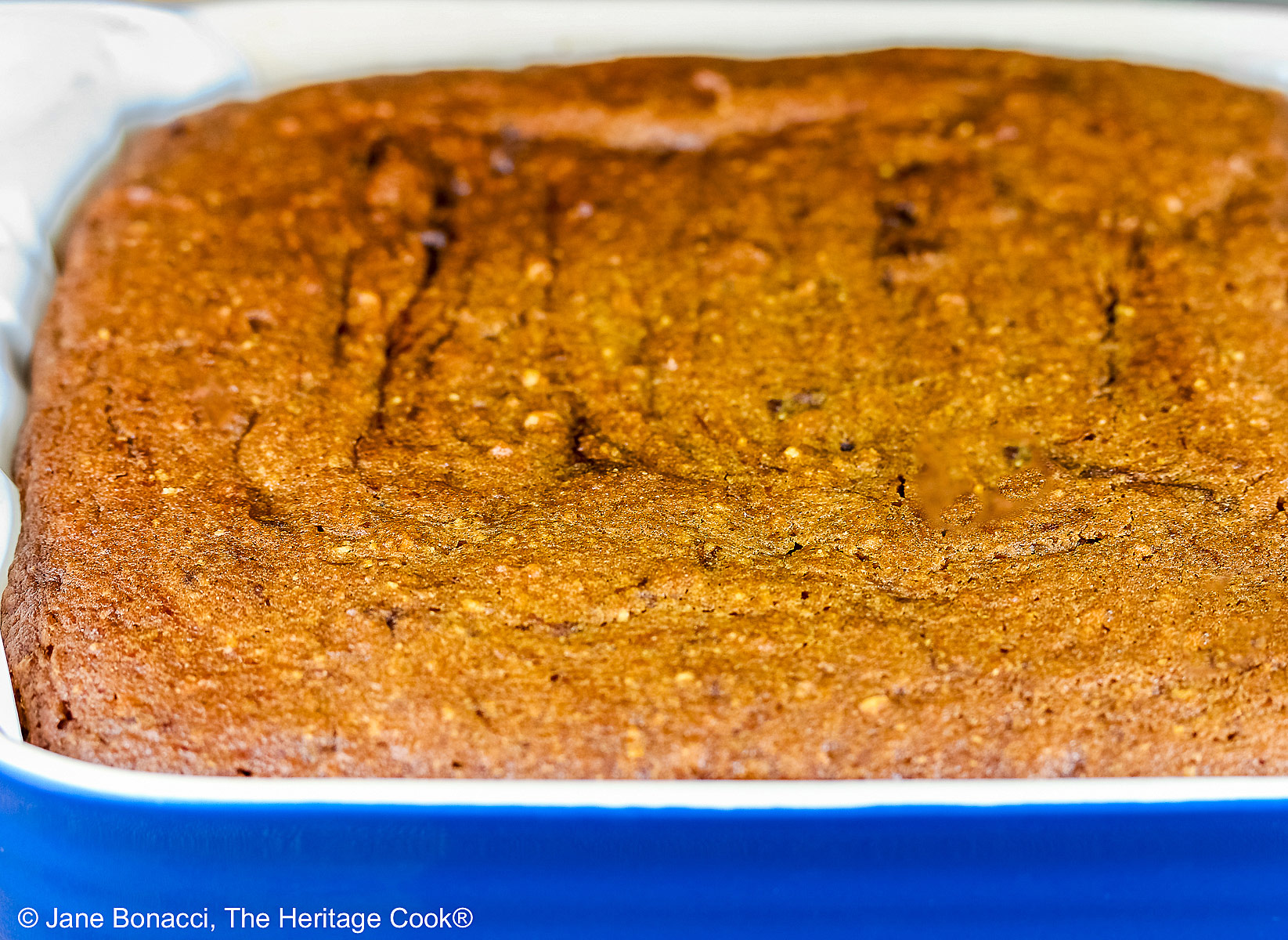 Fresh from the oven, pumpkin swirl brownies ready for cooling and slicing.